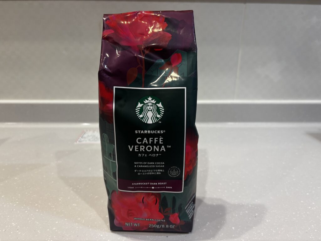 スターバックスのカフェベロナのパッケージの写真