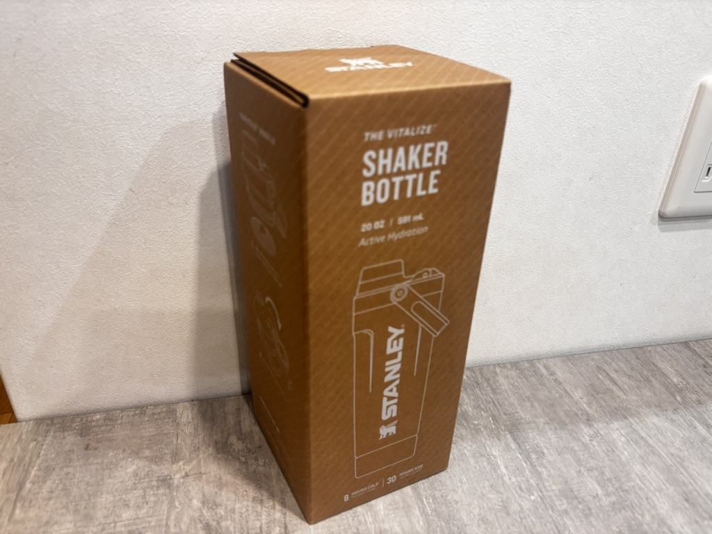 STANLEYバイタライズシェイカー真空断熱ボトル0.59のパッケージ