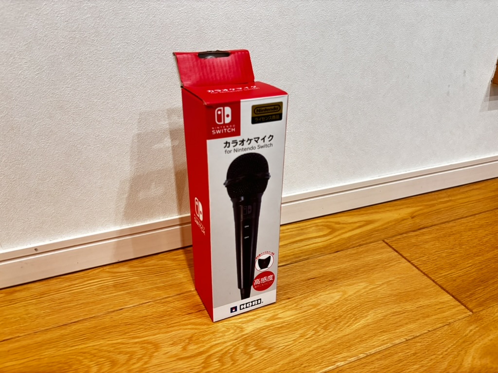 Nintendo Switchの正規品の有線マイク